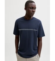 JCOFUSION CHEST BRAND TEE SS CREW NOOS Outer Space