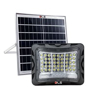 DLS 300W Güneş Enerjili Solar LED Projektör Harici Solar Panelli, 5 Metre Kablolu 502-300 (Beyaz)