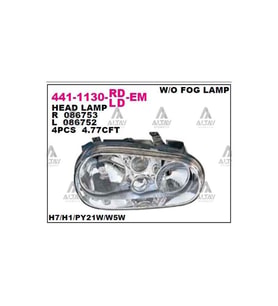 Esse Otomotiv Golf4 98-03 Sissiz Sağ Far - DPO-441-1130R-LD-EM - 1J1941018F
