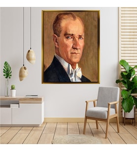 ÇERÇEVELİ ATATÜRK TABLO S571