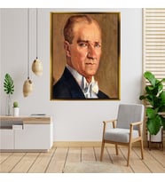 ÇERÇEVELİ ATATÜRK TABLO S571