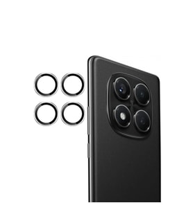 Joko Xiaomi Redmi Note 14 Pro 4G PVD Metal Kamera Lens - Gümüş