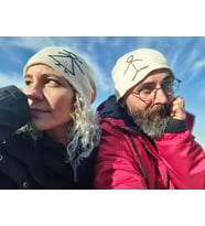 Sevgili Bereleri 2 Adet Cin Ali-Cin Ayşe klasik (isme özel) (Krem)