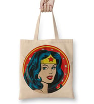 Wonder Woman Batman Superman Bez Çanta Uzun Saplı