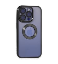 Apple iPhone 15 Pro Kılıf Slot Silikon - Siyah