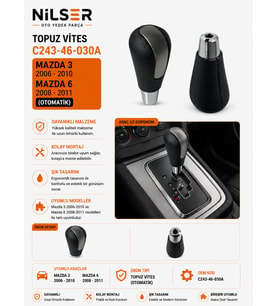 Mazda 3 Otomatik Vites Topuz 2006-2011 Mazda 6 08-11