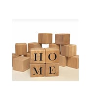 Home Yazılı Ev Dekor Ahşap Set