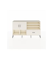 Arges Konsol 7 Raflı Tek Çekmeceli 2 Kapaklı 176x30x99 Aytaşı-Aytaşı