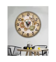 bilge Tasarım retro Duvar Saati 40 x 40 CM (Karışık)