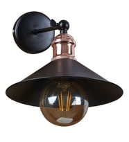 MYLİGHTS  RETRO RUSTİK VİNTAGE  DUVAR APLİK  MAFSALI HAREKETLİ APLİK (Siyah)