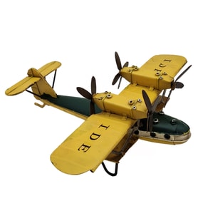PBY Catalina El Yapımı Dekoratif Uçak Modeli - Amfibik Deniz ve Keşif Uçağı