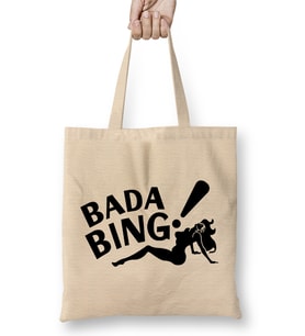 Bada Bing Black 01 Bez Çanta Uzun Saplı