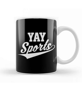 Funny and Sarcastic Yay Sports T Kupa Bardak Porselen
