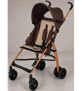 Chubby Baby Baston Bebek Arabası Ergonomik 5 Nokta Emniyet Kemerli