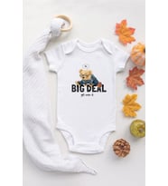 Özel Tasarım Lisanslı Sevimli Ayı Big Deal Bebek Body Beyaz Bebek Badi Zıbın