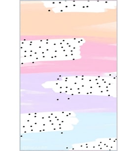 Eliana Home Baskılı, Yıkanabilir Kaymaz Taban Salon Halısı LNA0243 100x150 cm (Pembe)