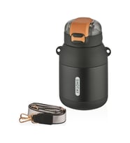 SHOTAY DOME ÇELİK TERMOS MATARA SİYAH 800 ML.