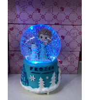 cosy home gift Frozen Elsa Olaf Karlar Ülkesi orta Boy Müzikli Kar Motorlu Ve Işıklı Pilli Kar Küresi