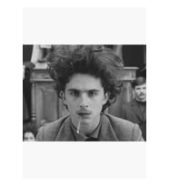 Timothee Chalamet French Dispatch Tablo Ahşap Poster Dekoratif