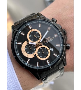 FERRO İç Fonksiyonları Aktif Chronograph 30 Mt Su Geçirmez Erkek kol Saat xf0030