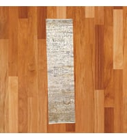 Saray Esintili Madalyon Motifli 80 x 300 Yün Yolluk