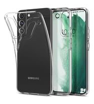 Spigen Galaxy S22 Plus 5G ile Uyumlu Kılıf Liquid Crystal 4 Tarafı Tam Koruma Crystal Clear (Renksiz)