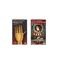 Pinokyo + Alice Harikalar Diyarında- 2 Kitap Set - Iş Bankası Özel Set Pinokyo Kitabı