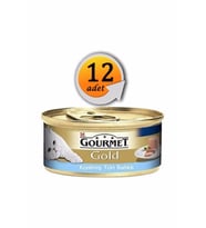 Gourmet Gold Kıyılmış Ton Balıklı Yaş Kedi Maması 85gr 12al 10öde