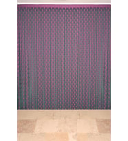 PUANLI MODEL MOR RENK HAZIR İP PERDE 300*270 cm