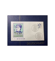 ALMANYA ÖZEL PULLU ve DAMGALI FDC DEVAMLI SERİ ÜNLÜ KADINDLAR 1991 BONN SERİ NO'LU