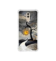 PrintiFy Huawei Mate20lite ile Uyumlu Simya Serisi Sarmal Yolculuk Tasarımlı Uv Baskılı Köşe Korumalı Antişok Kılıf