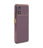 Xiaomi Poco X4 Pro 5g Kılıf Volet Silikon - Mor