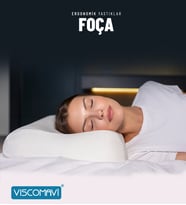 Viscomavi Foça Ortopedik Visco Yastık Ergonomik Hafızalı Visco Yastık