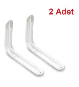 Raf Altı Bağlantı Aparatı 2 Adet 10*13 cm (Beyaz)