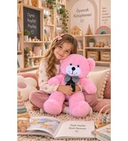 50 cm Ayıcık – Sevgiliye, Çocuğa, Arkadaşa Peluş Oyuncak (Pembe)