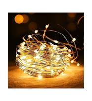 Sarı Peri LED Flaşlı Işık – 3 Metre Dekoratif Oda ve Organizasyon Aydınlatması (5343)