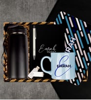 eJOYA Kişiye Özel Defter Kalem Kupa & Mousepad & Matara & Usb Bellek Hediye Kutusu 113067