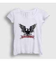 Presmono Kadın Beyaz Logo Alter Bridge T-Shirt 438659tt (Beyaz)