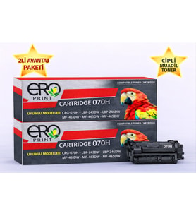 Canon i-SENSYS MF463dw Çipli Muadil Toner - 10.200 Sayfalık - 2'li Avantaj Paket