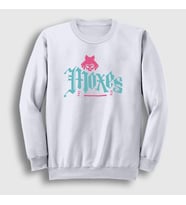 Presmono Unisex Beyaz Logo Moxes Oyun 2077 Cyberpunk Sweatshirt 528128tt (Beyaz)