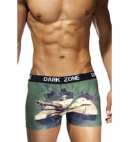 Erkek Pamuklu Tank Desenli 3D Boxer (Çok Renkli)
