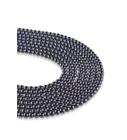 3 MM Hematit Doğal Taş Dizi (Siyah)