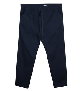 Erkek 118 -156 Kilo Arası İçin Uygun Lastikli Paça Bağcıklı Battal Boy Gabardin Pantolon Lacivert