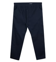Erkek 118 -156 Kilo Arası İçin Uygun Lastikli Paça Bağcıklı Battal Boy Gabardin Pantolon Lacivert