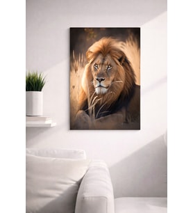 LION1  TASARIM MDF TABLO (27X18)