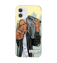 Iphone 11 Uyumlu Eminem Tasarımlı Şeffaf Telefon Kılıfı