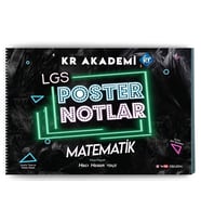 8. Sınıf LGS Matematik Poster Notlar KR Akademi