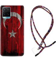 Vivo Y11S Y21S Y20 Y20S Y70 Kılıf Boyun Asklı Rasta Silikon Şanlı Türk Bayrağı 2 1317