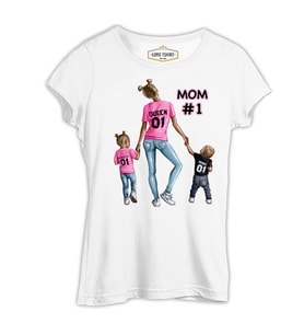 Queen Princess Prince Anneler Günü Beyaz Kadın Tshirt