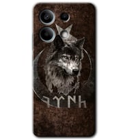Redmi Note 13 Kılıf HD Desen Baskılı Kılıf - Bozkurt Göktürk